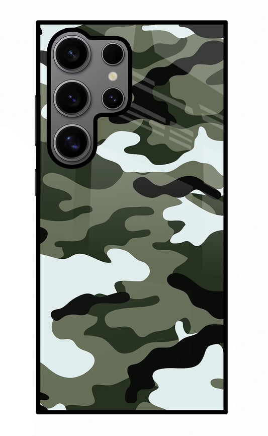 Camouflage Samsung S24 Ultra Glass Case