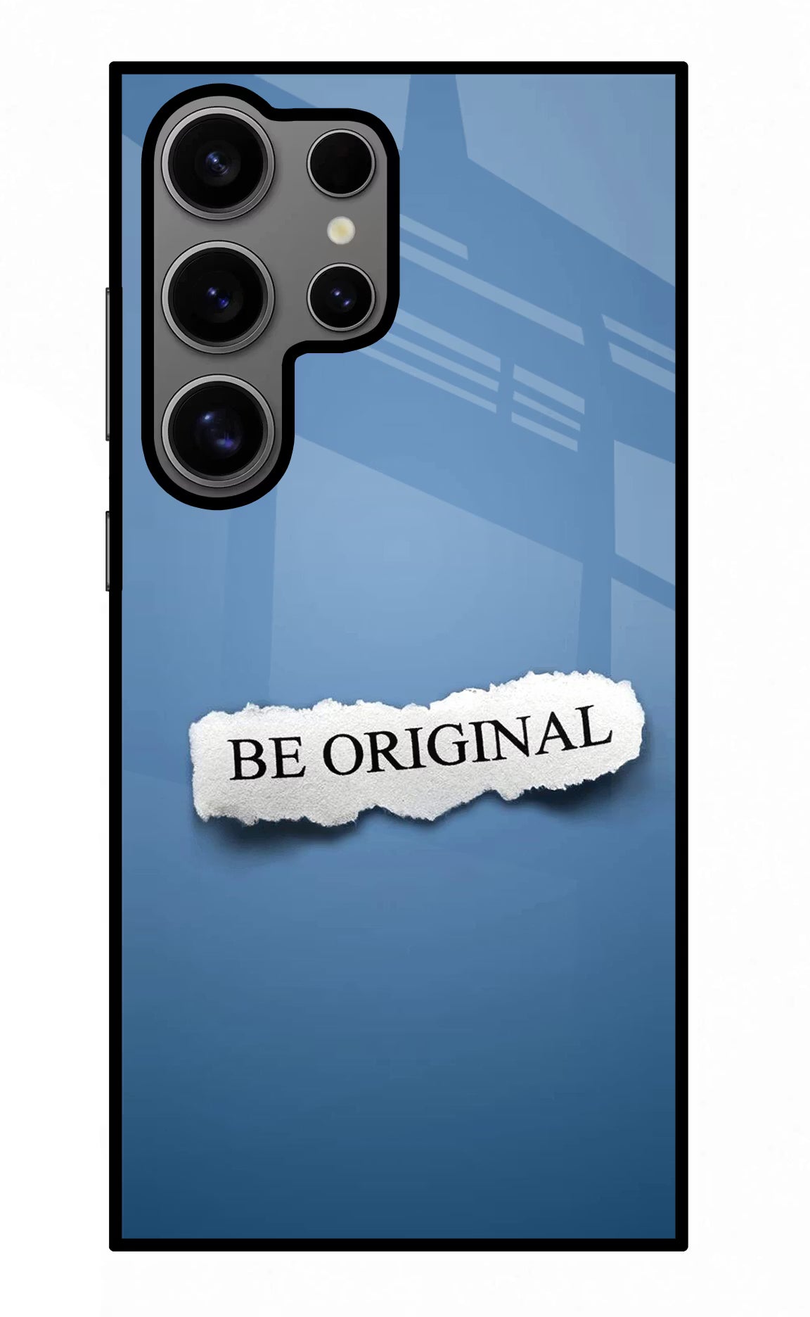 Be Original Samsung S24 Ultra Glass Case Back Cover by Casekaro