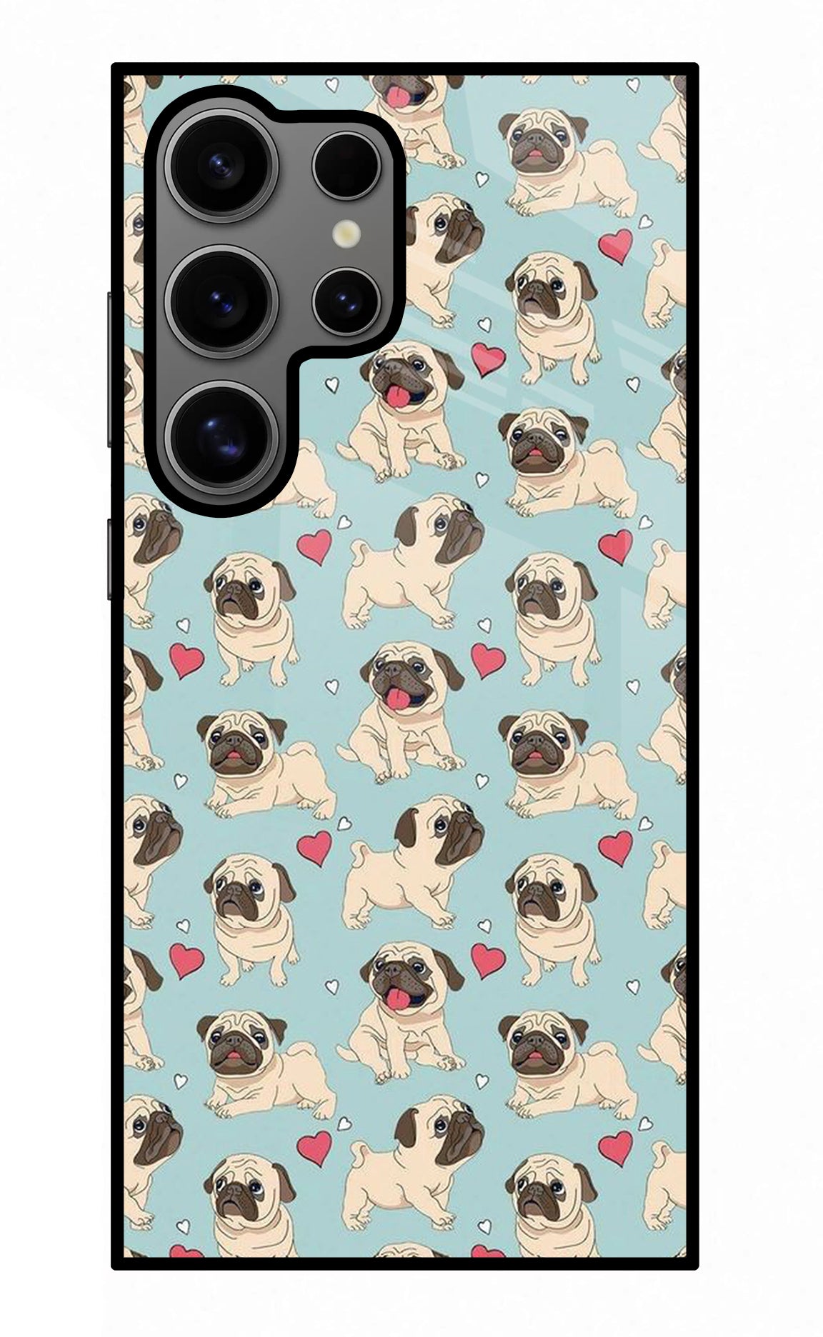Pug Dog Samsung S24 Ultra Back Cover