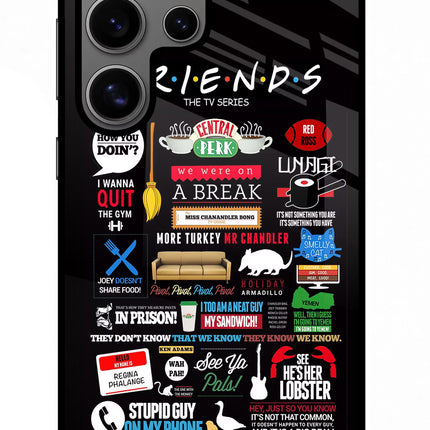 FRIENDS Samsung S24 Ultra Glass Case Back Cover by Casekaro