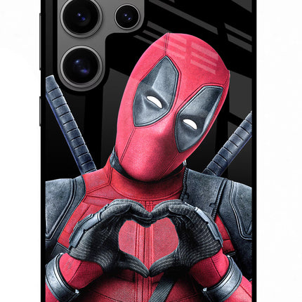 Deadpool Samsung S24 Ultra Glass Case Back Cover by Casekaro