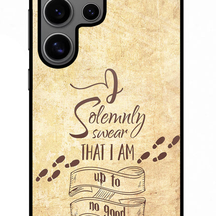 I Solemnly swear that i up to no good Samsung S24 Ultra Glass Case