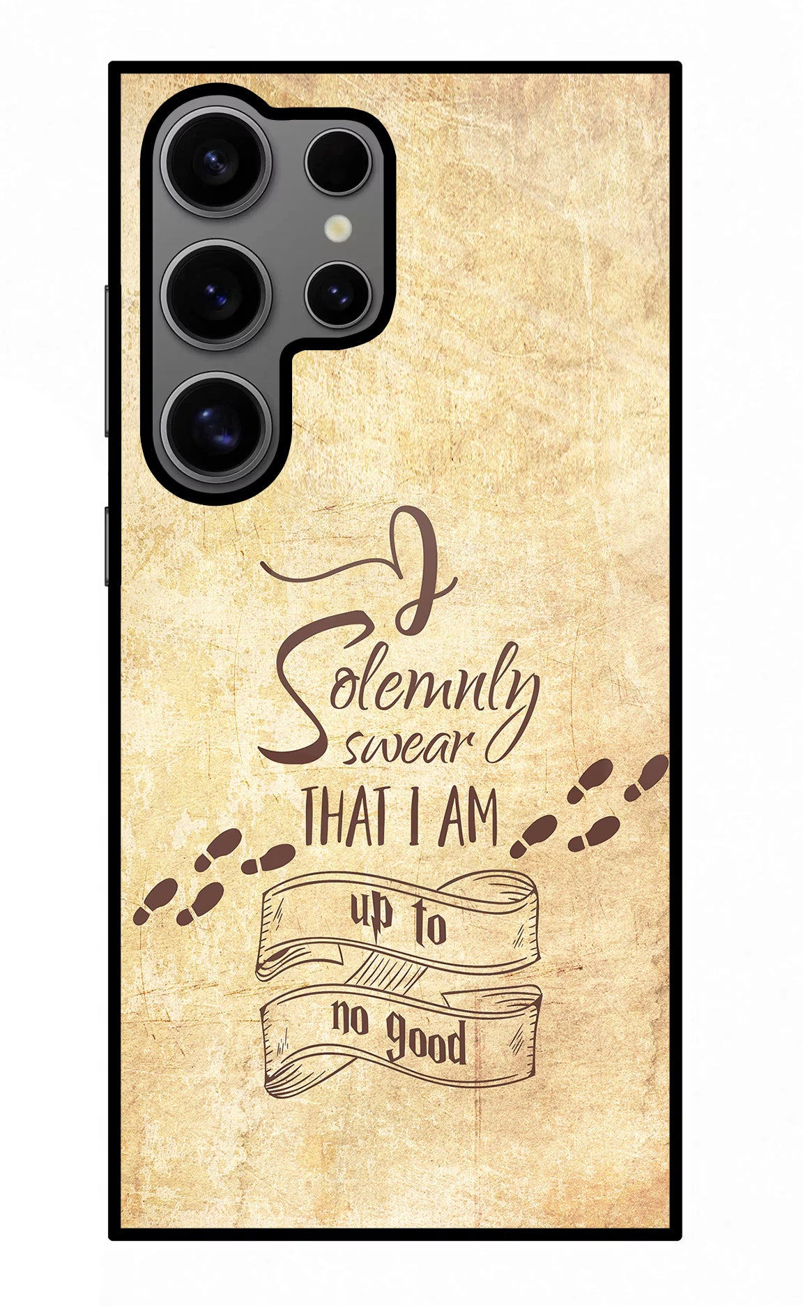 I Solemnly swear that i up to no good Samsung S24 Ultra Glass Case Back Cover by Casekaro