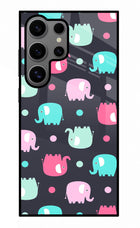 Elephants Samsung S24 Ultra Glass Case