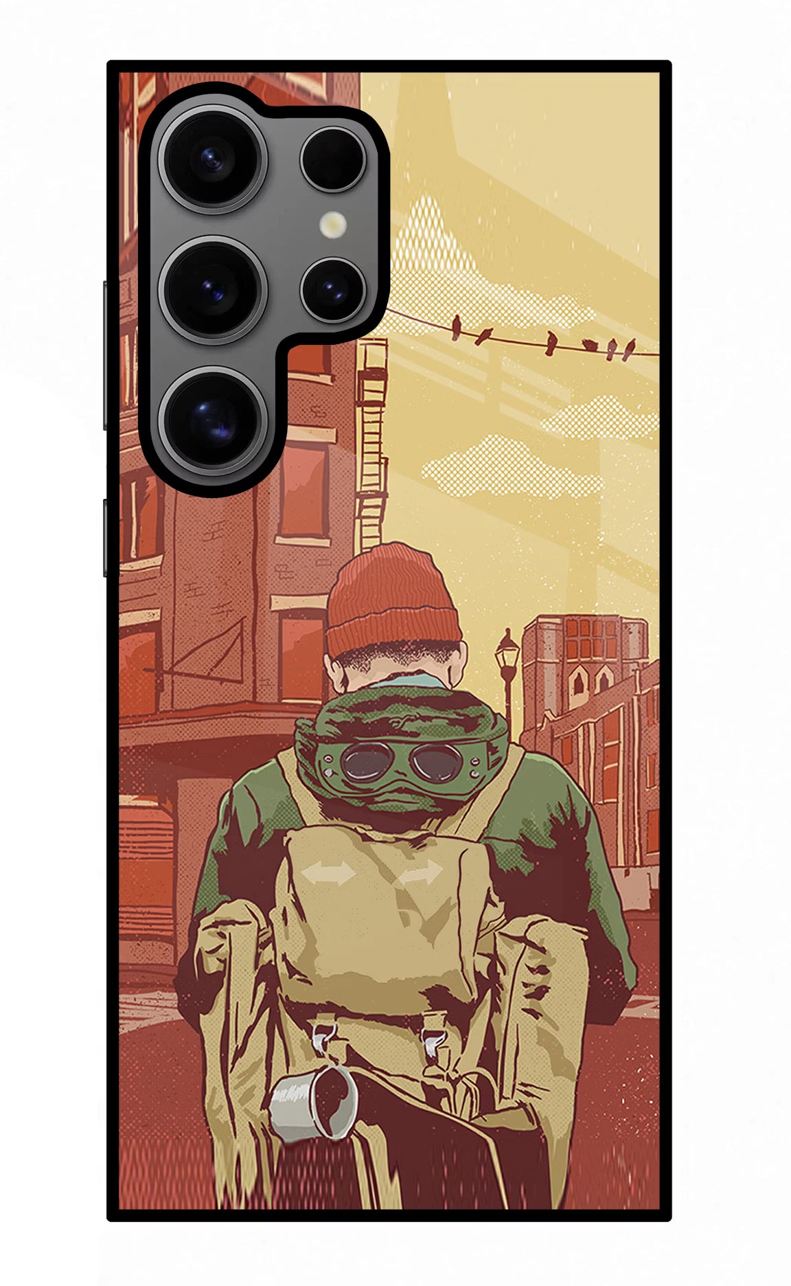 Adventurous Samsung S24 Ultra Glass Case Back Cover by Casekaro