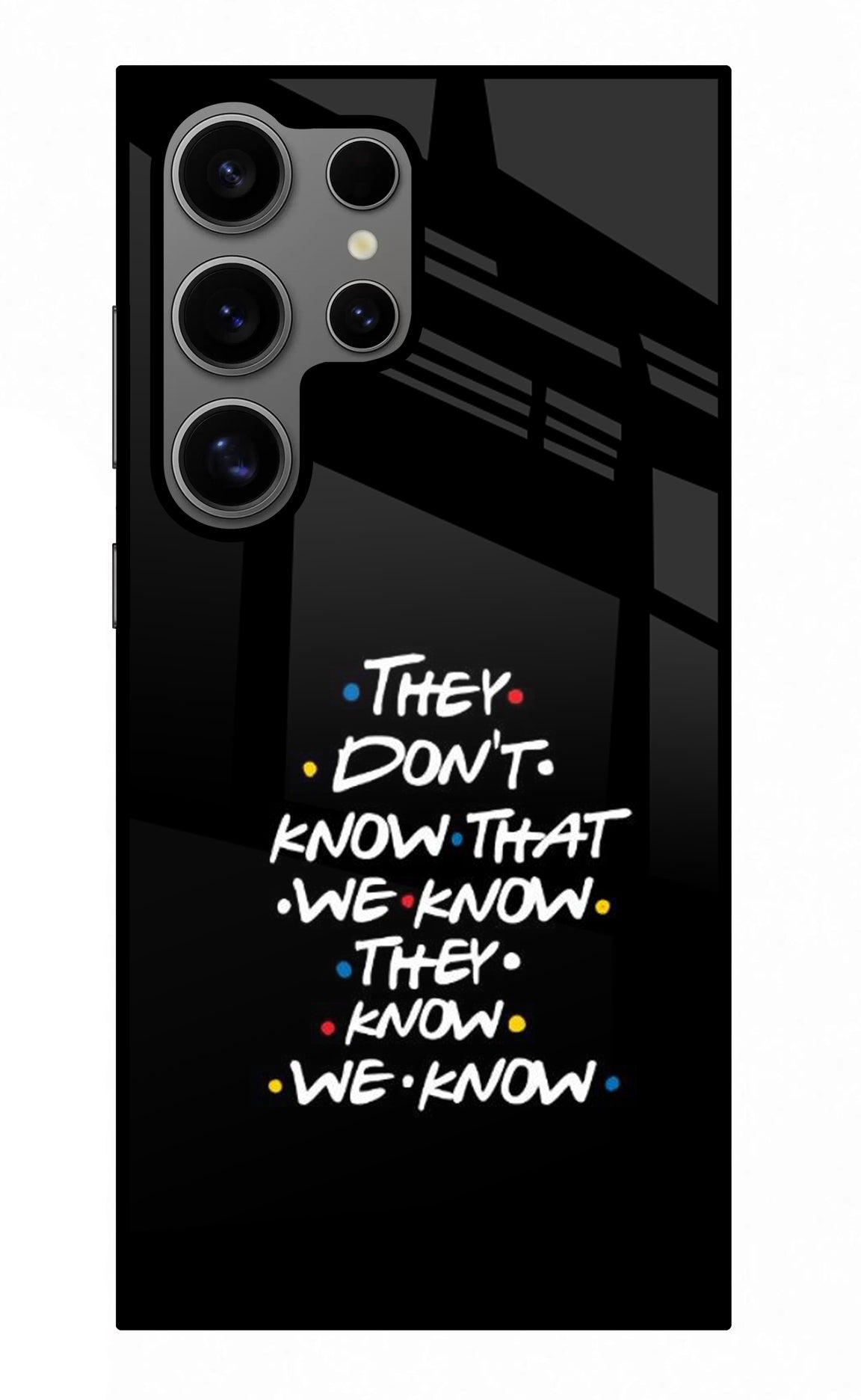 FRIENDS Dialogue Samsung S24 Ultra Back Cover