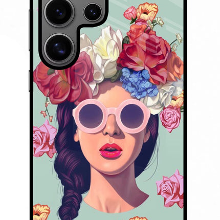 Pretty Girl Samsung S24 Ultra Glass Case Back Cover by Casekaro