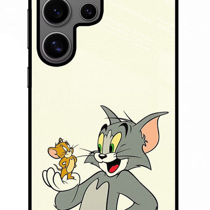 Tom & Jerry Samsung S24 Ultra Glass Case Back Cover by Casekaro