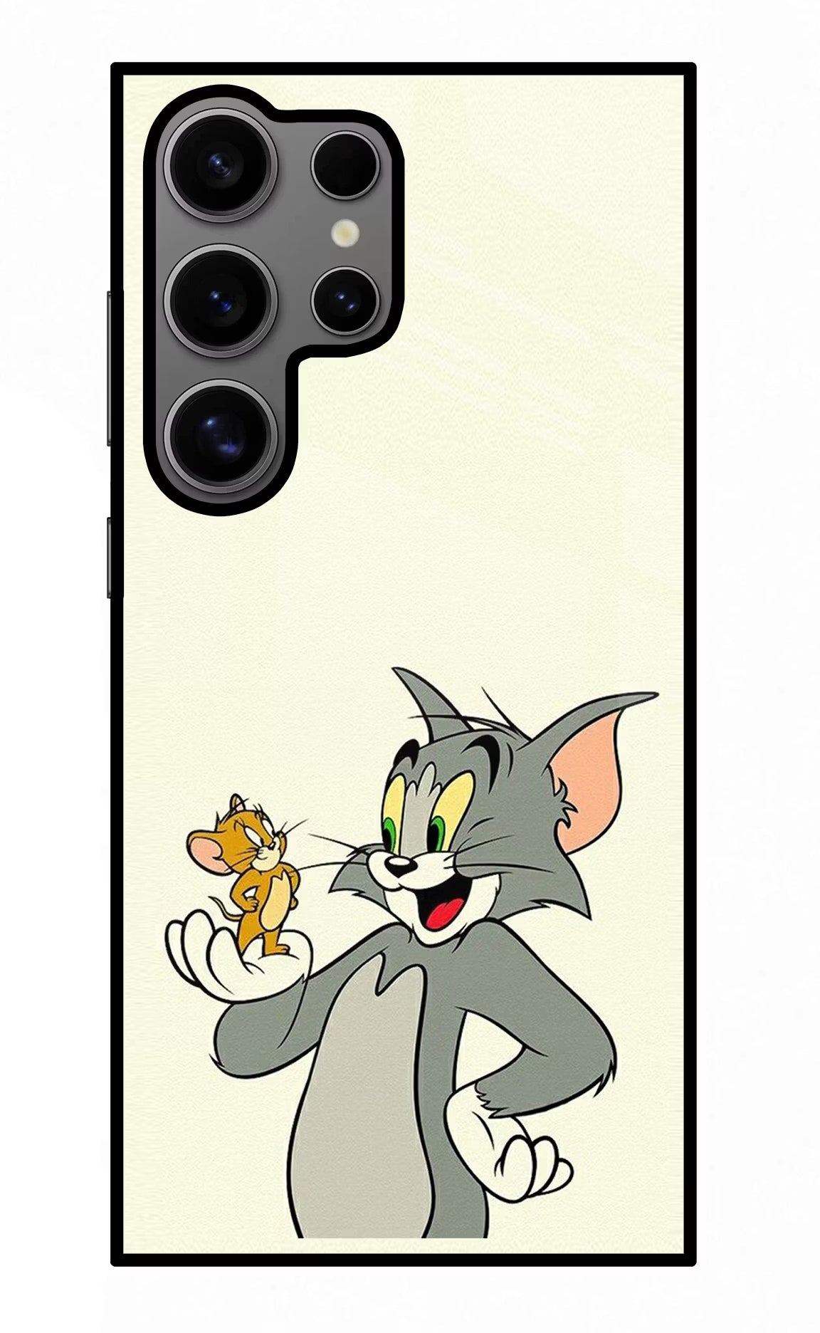 Tom & Jerry Samsung S24 Ultra Glass Case Back Cover by Casekaro