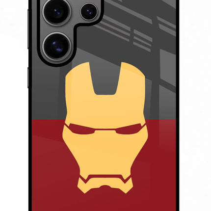 Ironman Samsung S24 Ultra Glass Case Back Cover by Casekaro