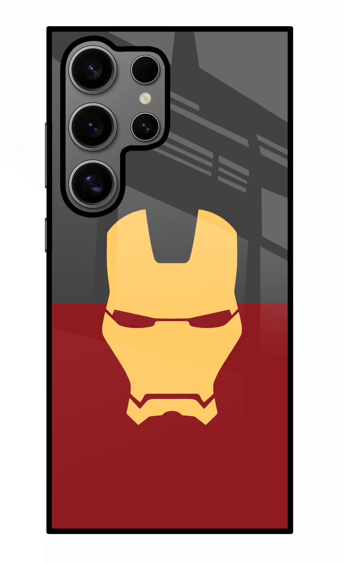 Ironman Samsung S24 Ultra Glass Case Back Cover by Casekaro