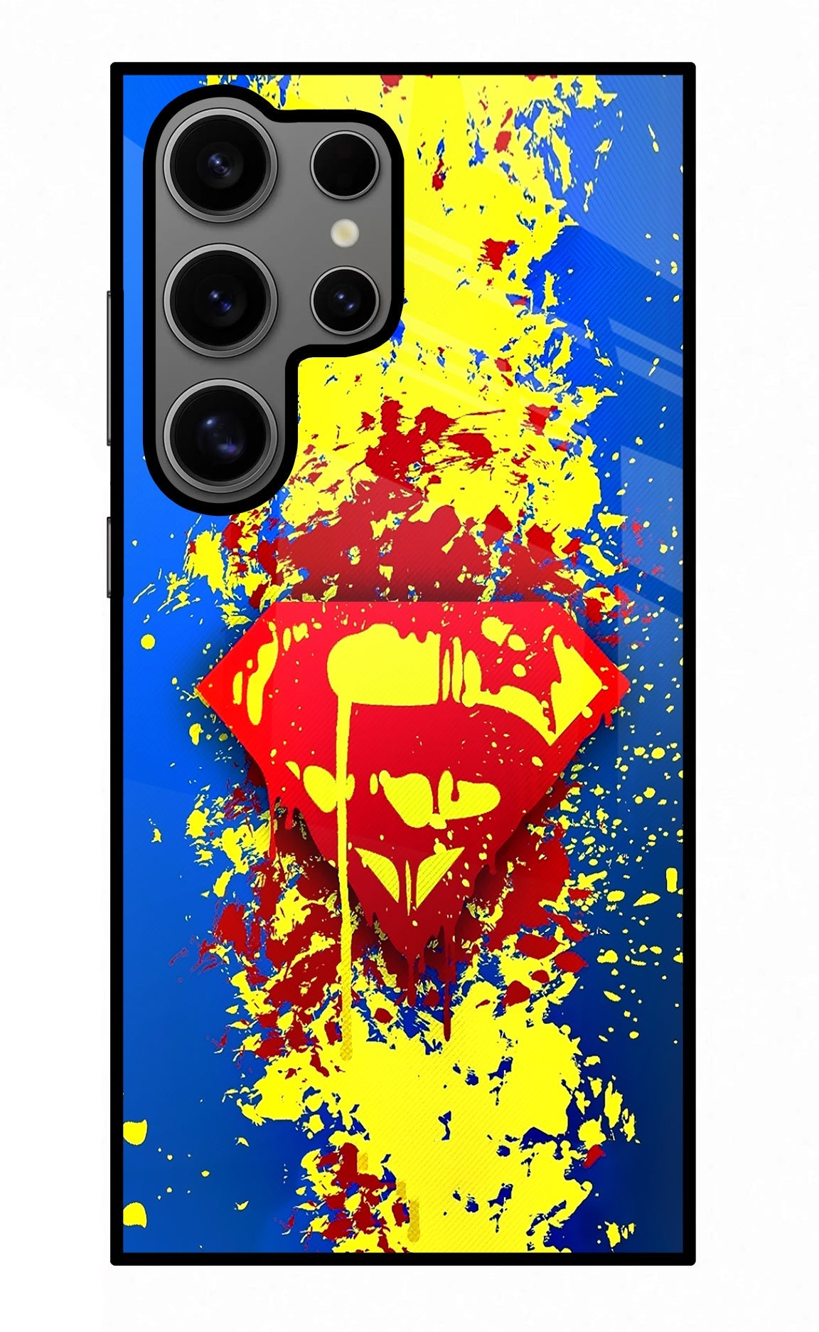 Superman logo Samsung S24 Ultra Glass Case