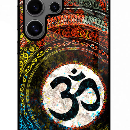 Om Cultural Samsung S24 Ultra Glass Case Back Cover by Casekaro