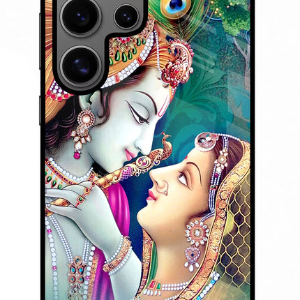 Lord Radha Krishna Samsung S24 Ultra Glass Case