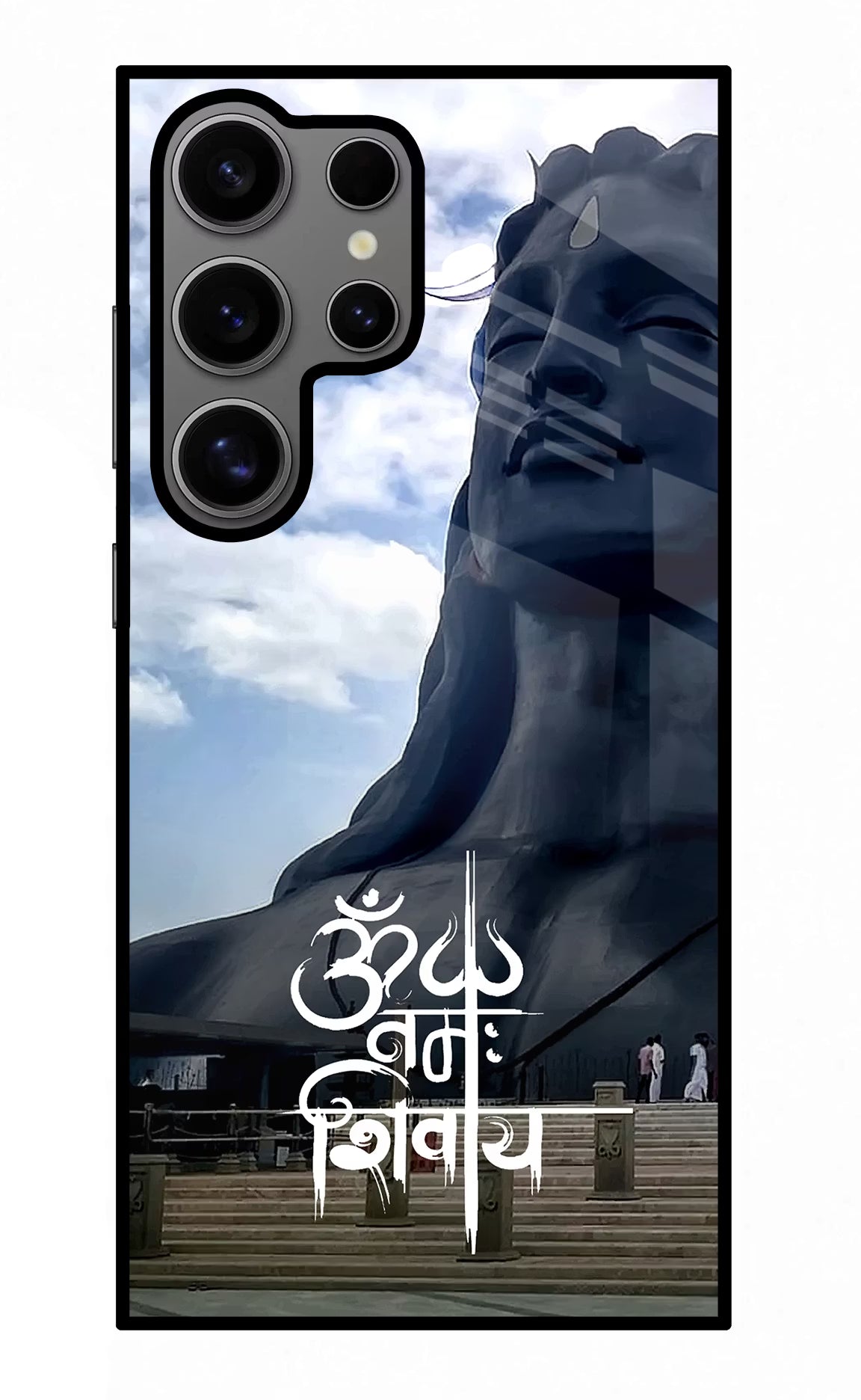 Om Namah Shivay Samsung S24 Ultra Glass Case Back Cover by Casekaro