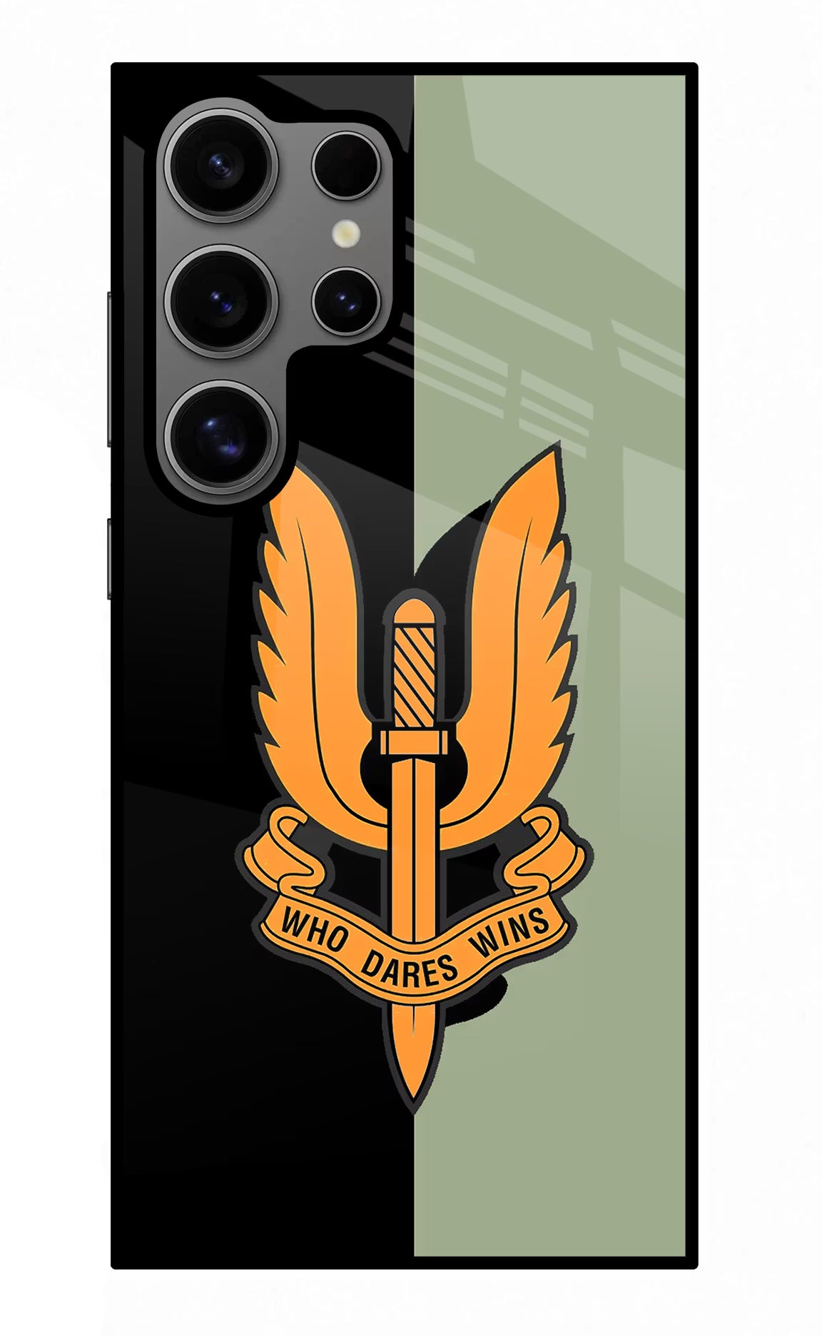 Balidan Logo Samsung S24 Ultra Glass Case Back Cover by Casekaro