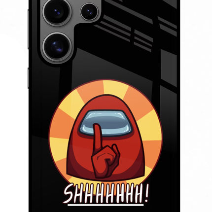 Among Us Shhh! Samsung S24 Ultra Glass Case