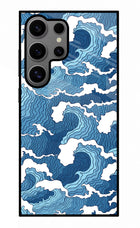 Blue Waves Samsung S24 Ultra Glass Case