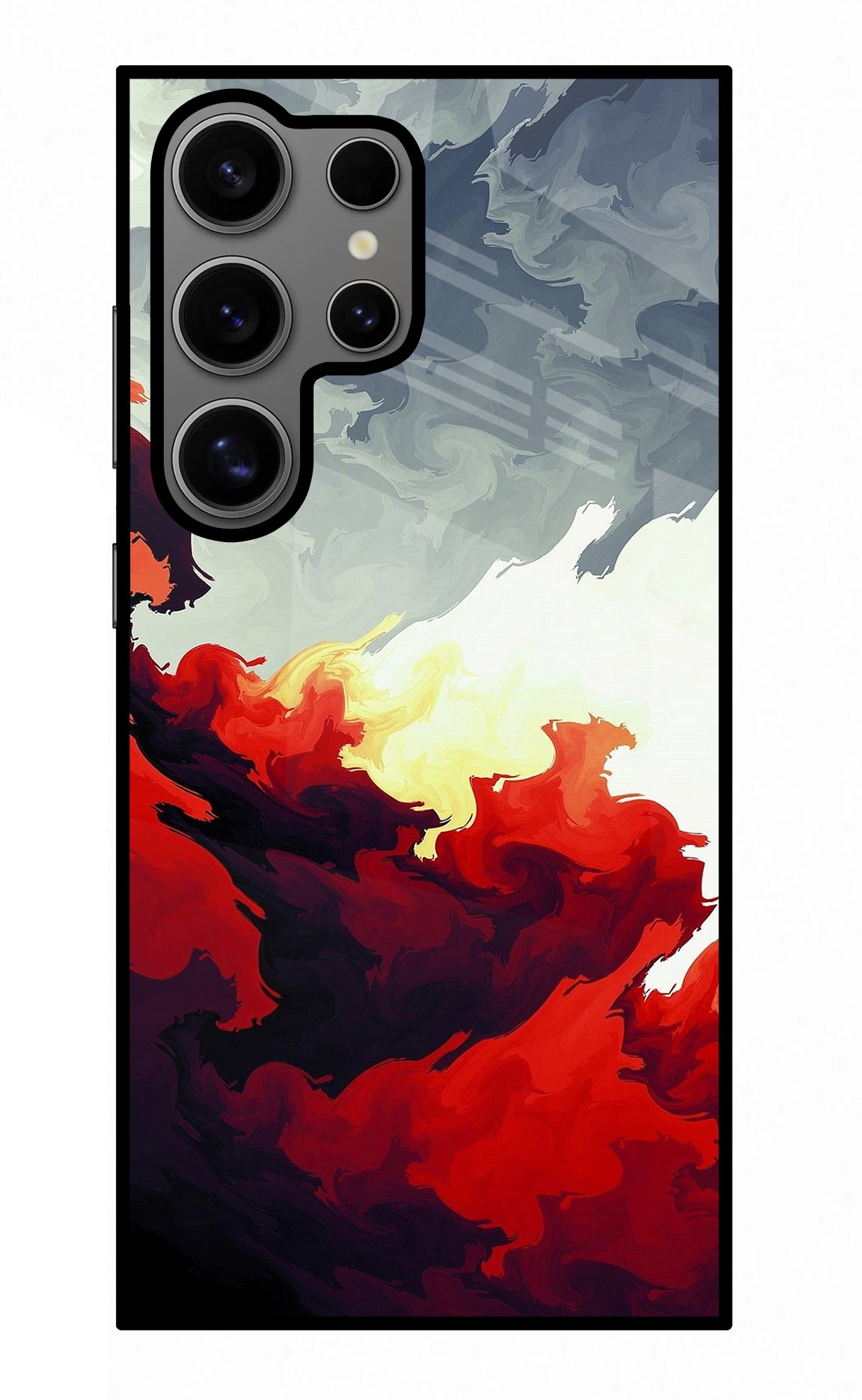 Fire Cloud Samsung S24 Ultra Back Cover
