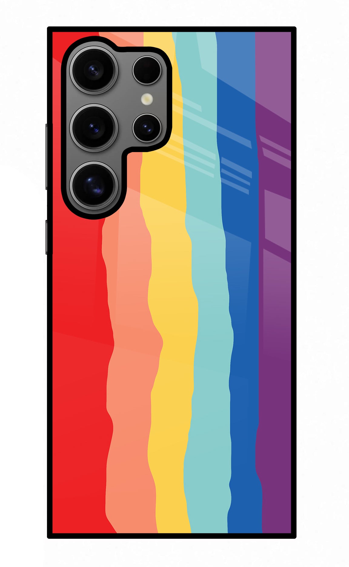 Rainbow Samsung S24 Ultra Glass Case