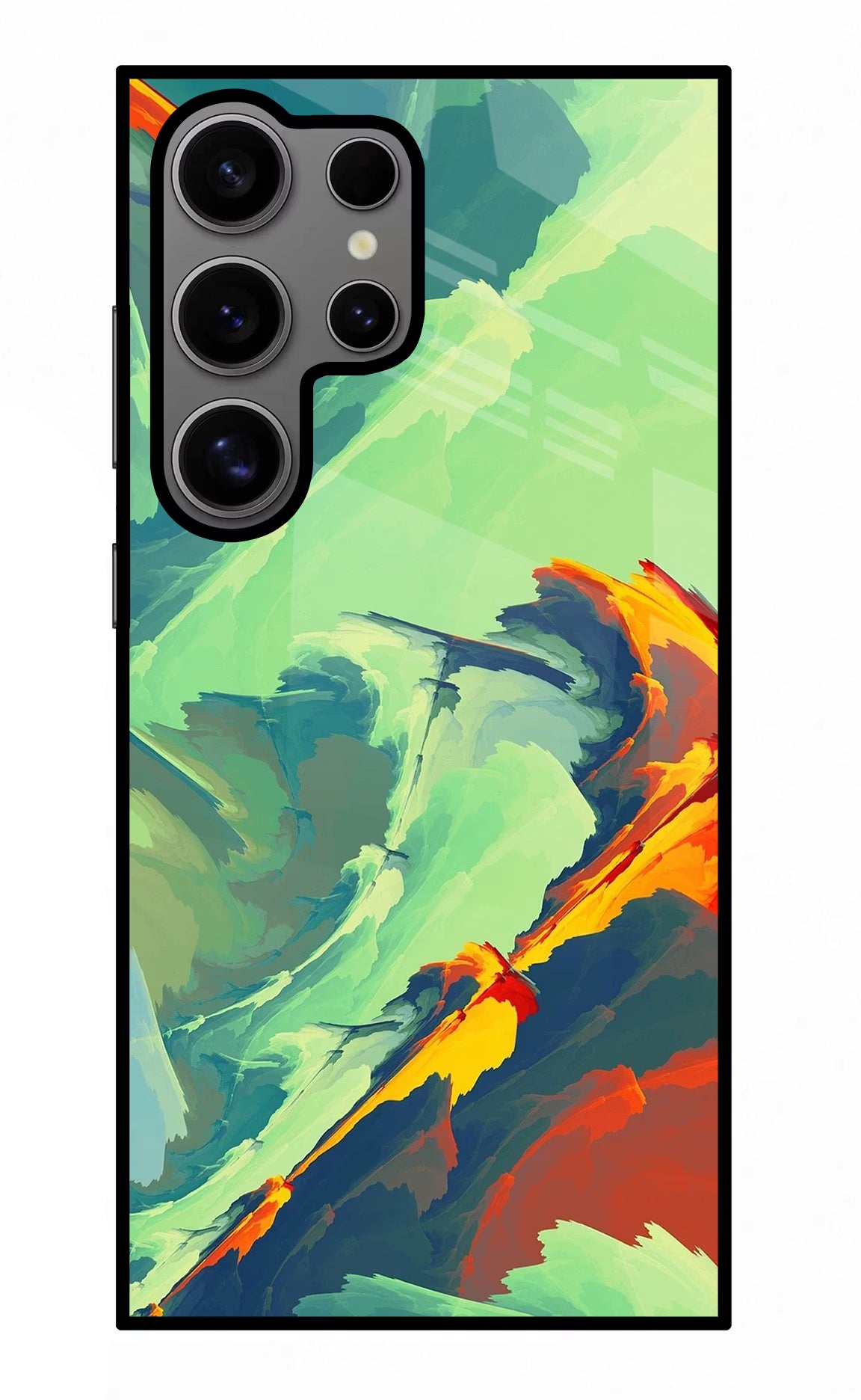 Paint Art Samsung S24 Ultra Glass Case