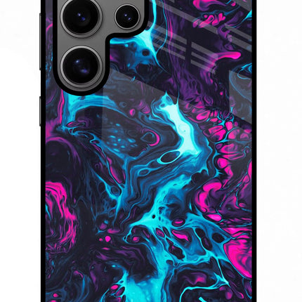 Abstract Samsung S24 Ultra Glass Case