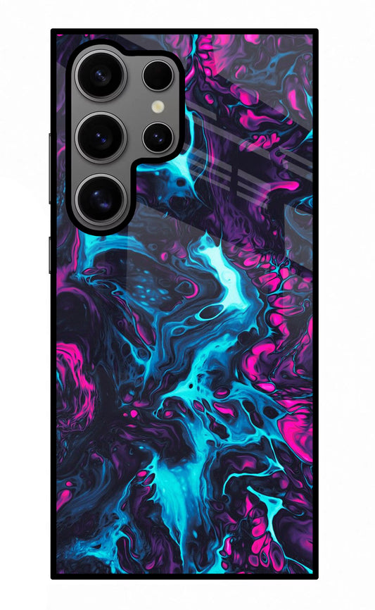 Abstract Samsung S24 Ultra Glass Case