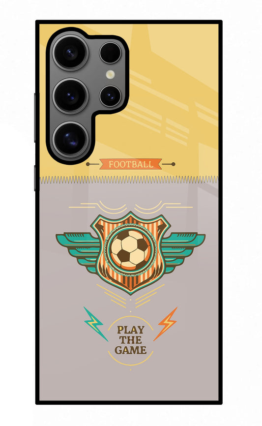 Football Samsung S24 Ultra Glass Case