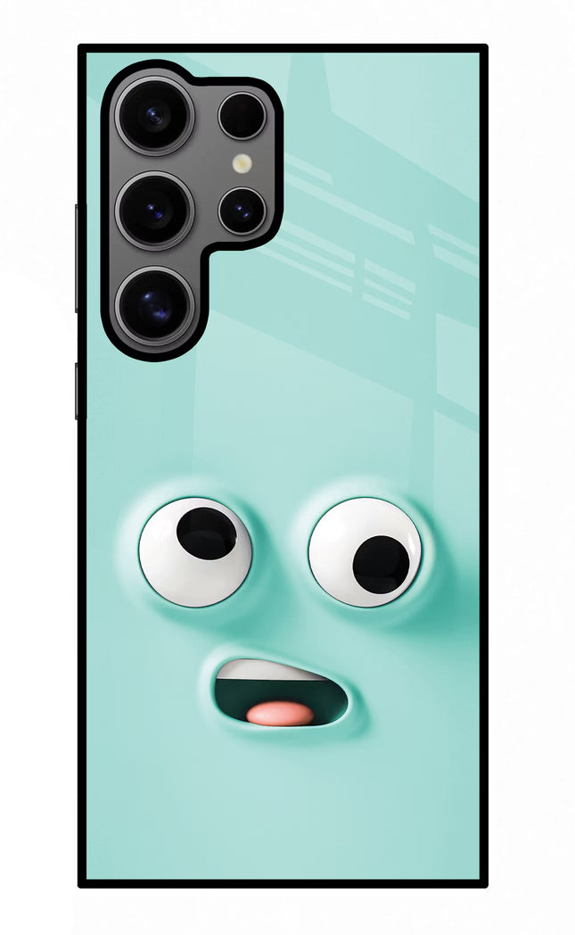 Funny Cartoon Samsung S24 Ultra Glass Case