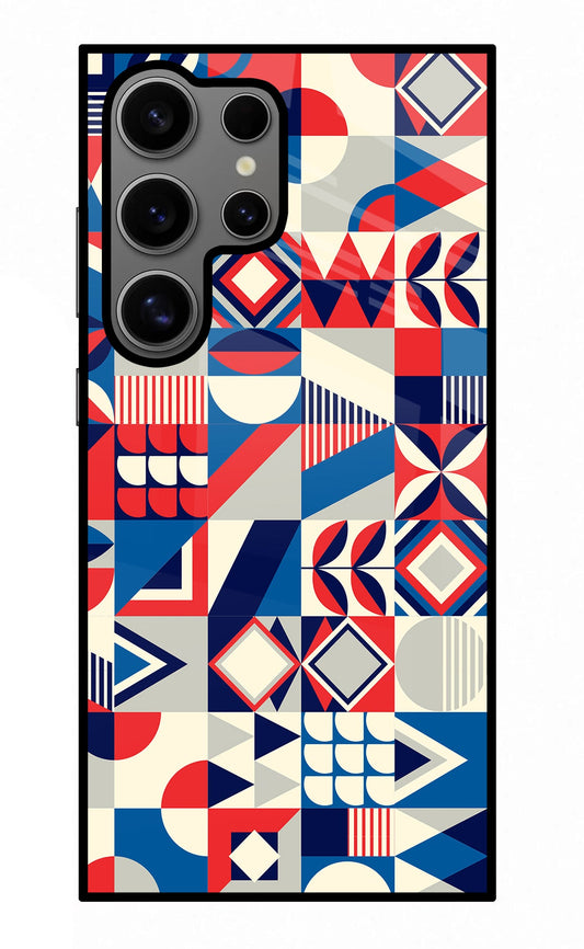 Colorful Pattern Samsung S24 Ultra Glass Case