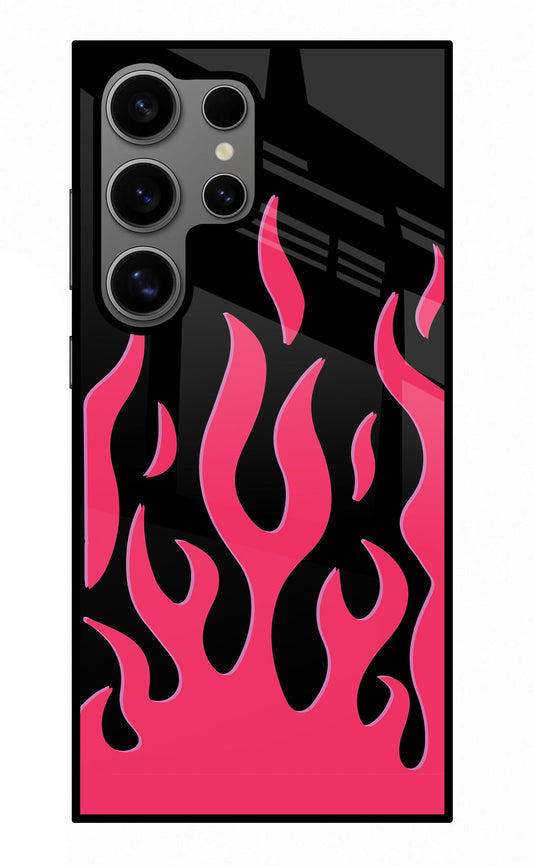 Fire Flames Samsung S24 Ultra Glass Case