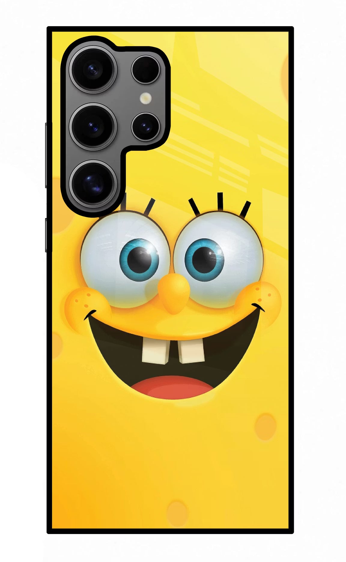 Sponge 1 Samsung S24 Ultra Glass Case Back Cover by Casekaro