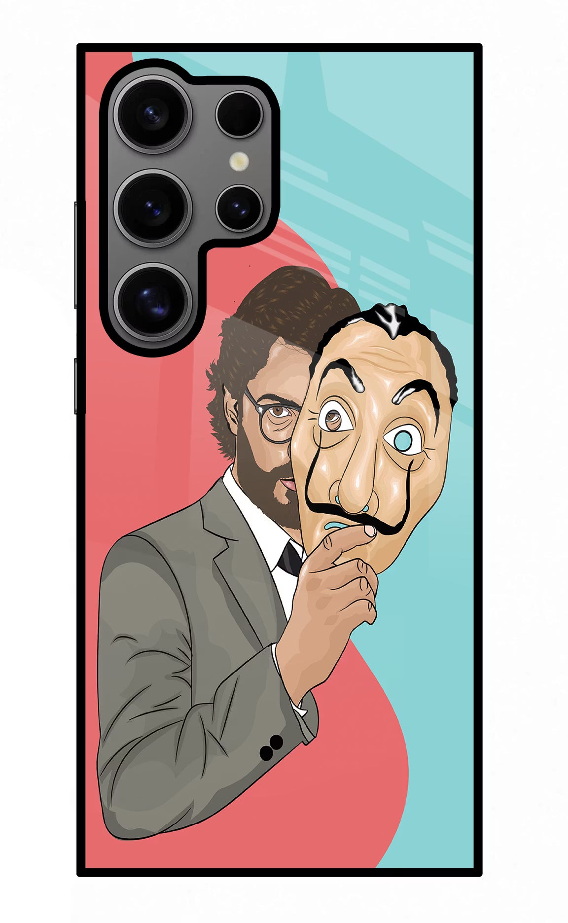 Professor Samsung S24 Ultra Glass Case Back Cover by Casekaro