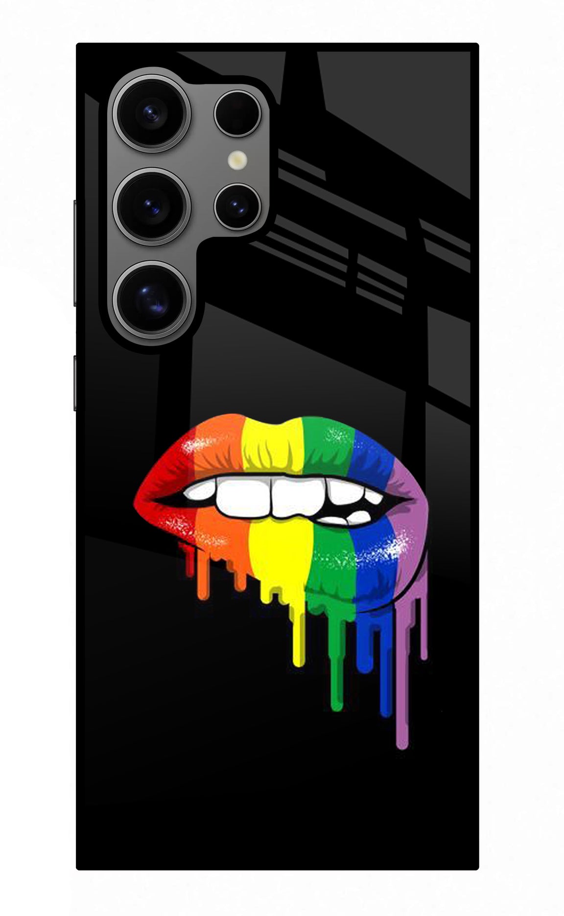 Lips Biting Samsung S24 Ultra Back Cover