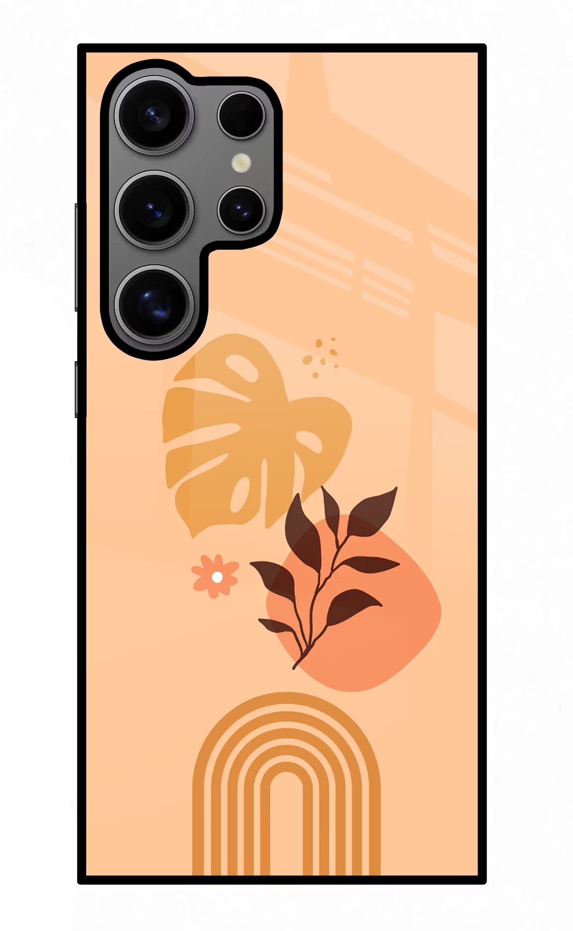 Bohemian Art Samsung S24 Ultra Glass Case Back Cover by Casekaro