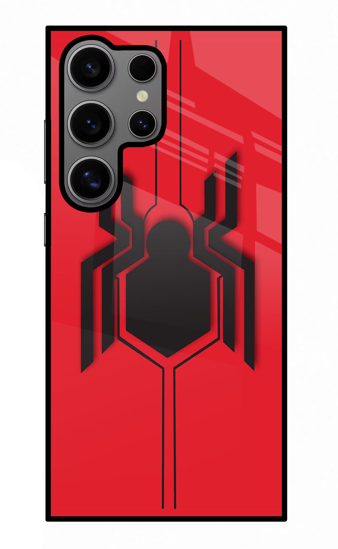 Spider Samsung S24 Ultra Glass Case Back Cover by Casekaro
