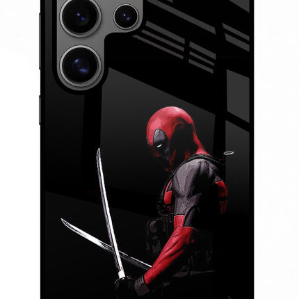 Deadpool Samsung S24 Ultra Glass Case Back Cover by Casekaro