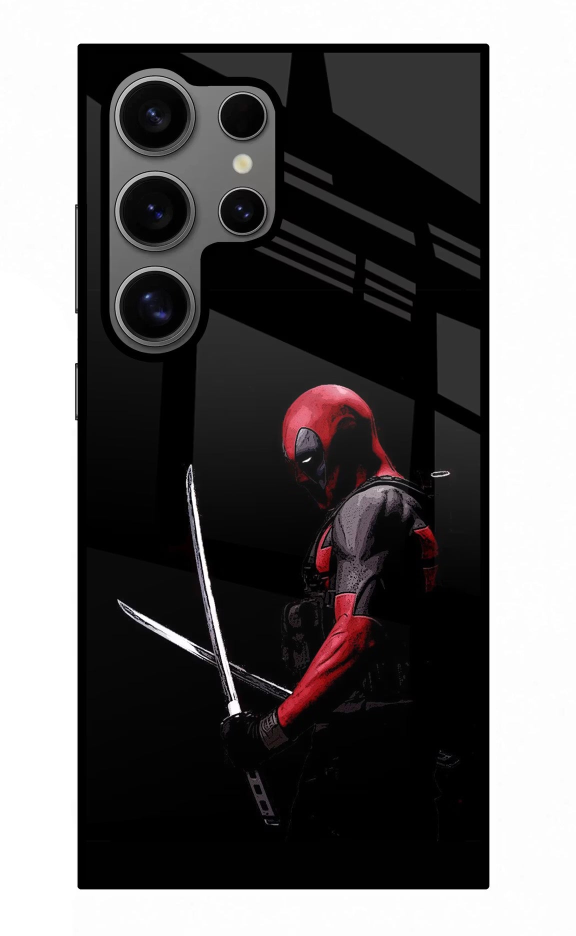 Deadpool Samsung S24 Ultra Glass Case Back Cover by Casekaro