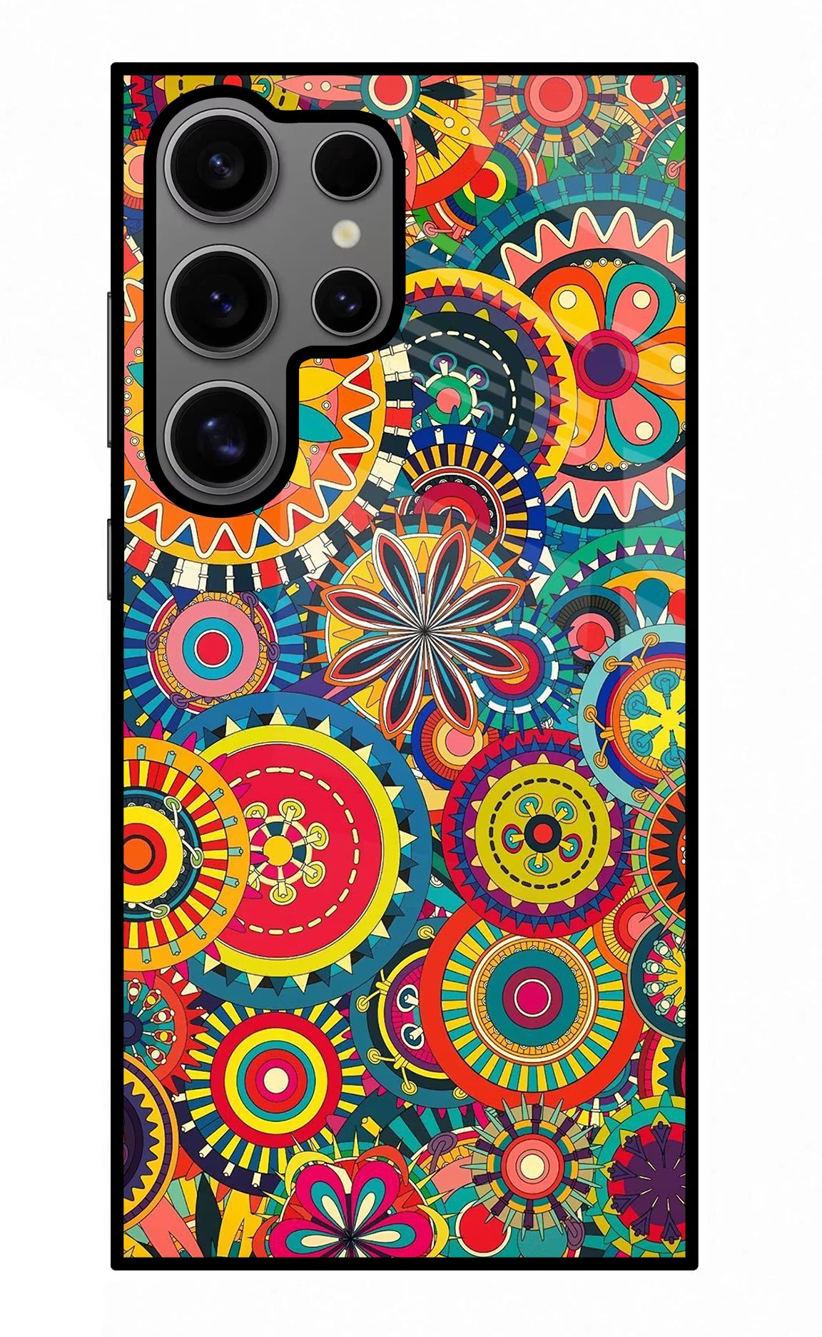 Gol Gol Art Samsung S24 Ultra Glass Case Back Cover by Casekaro