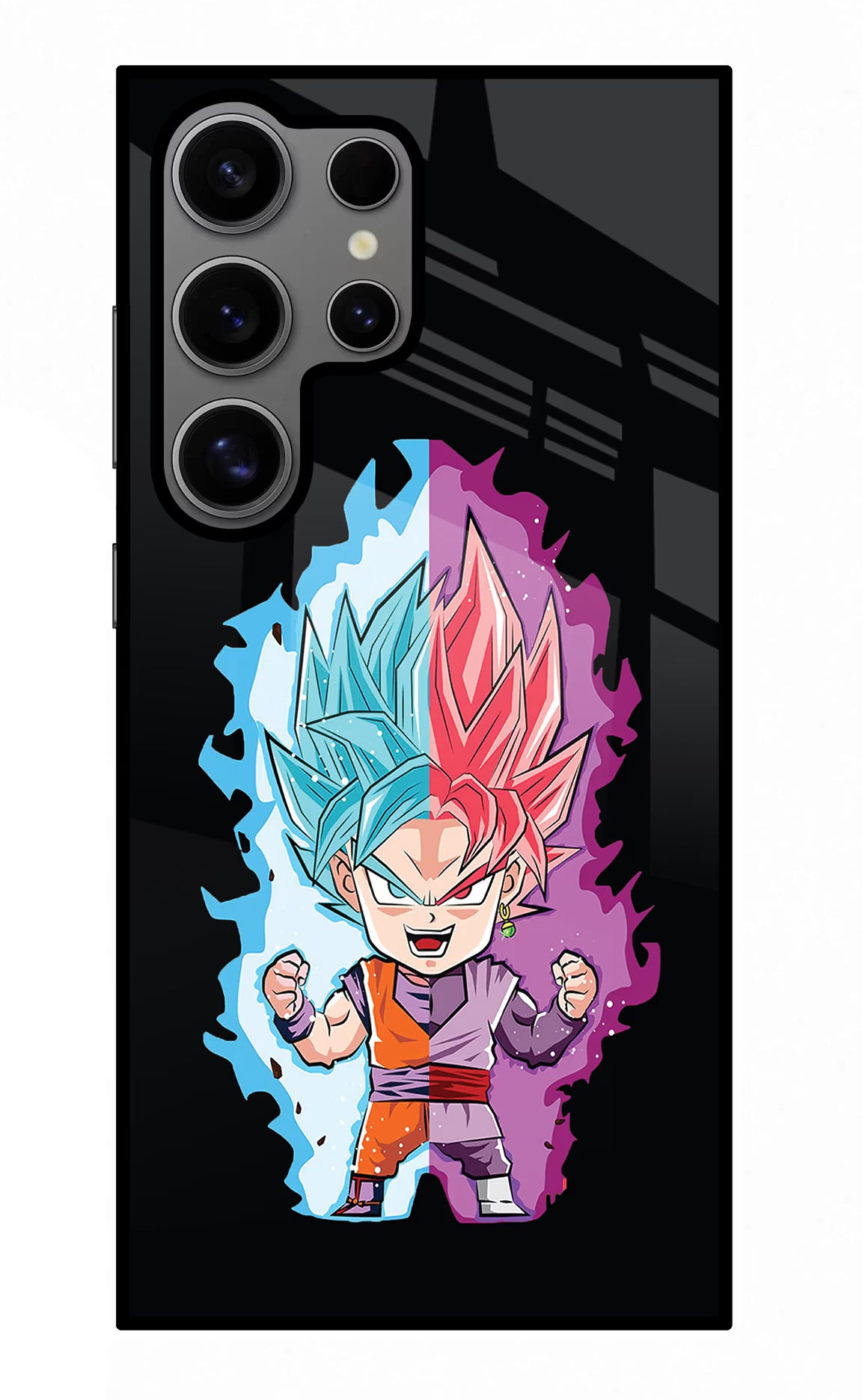 Chota Goku Samsung S24 Ultra Glass Case Back Cover by Casekaro