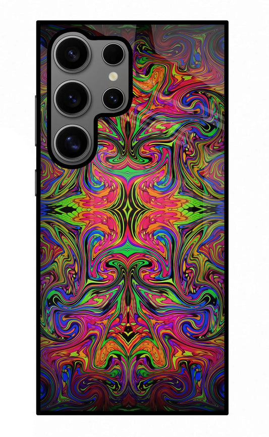 Psychedelic Art Samsung S24 Ultra Glass Case