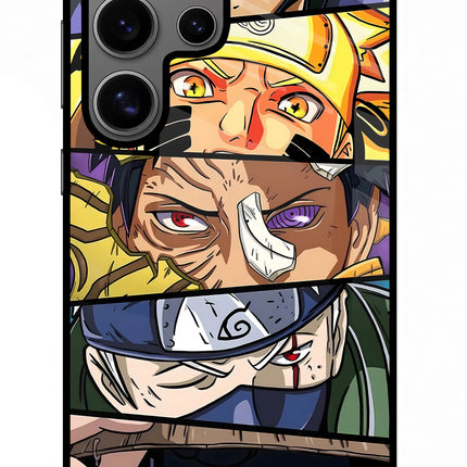 Naruto Character Samsung S24 Ultra Glass Case Back Cover by Casekaro
