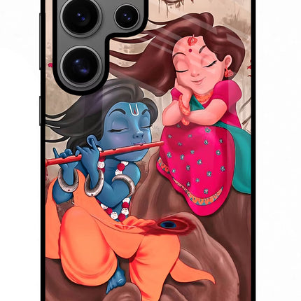Radhe Krishna Samsung S24 Ultra Glass Case