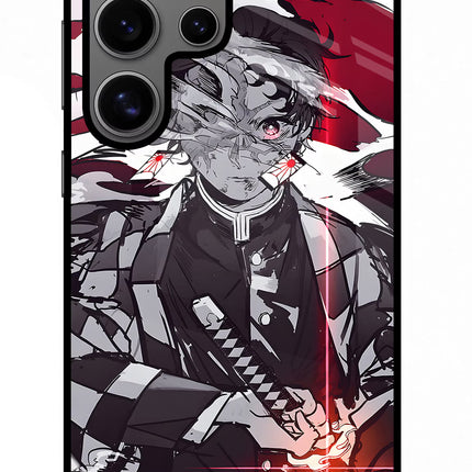 Demon Slayer Samsung S24 Ultra Glass Case Back Cover by Casekaro