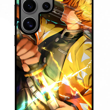 Demon Slayer Samsung S24 Ultra Glass Case Back Cover by Casekaro