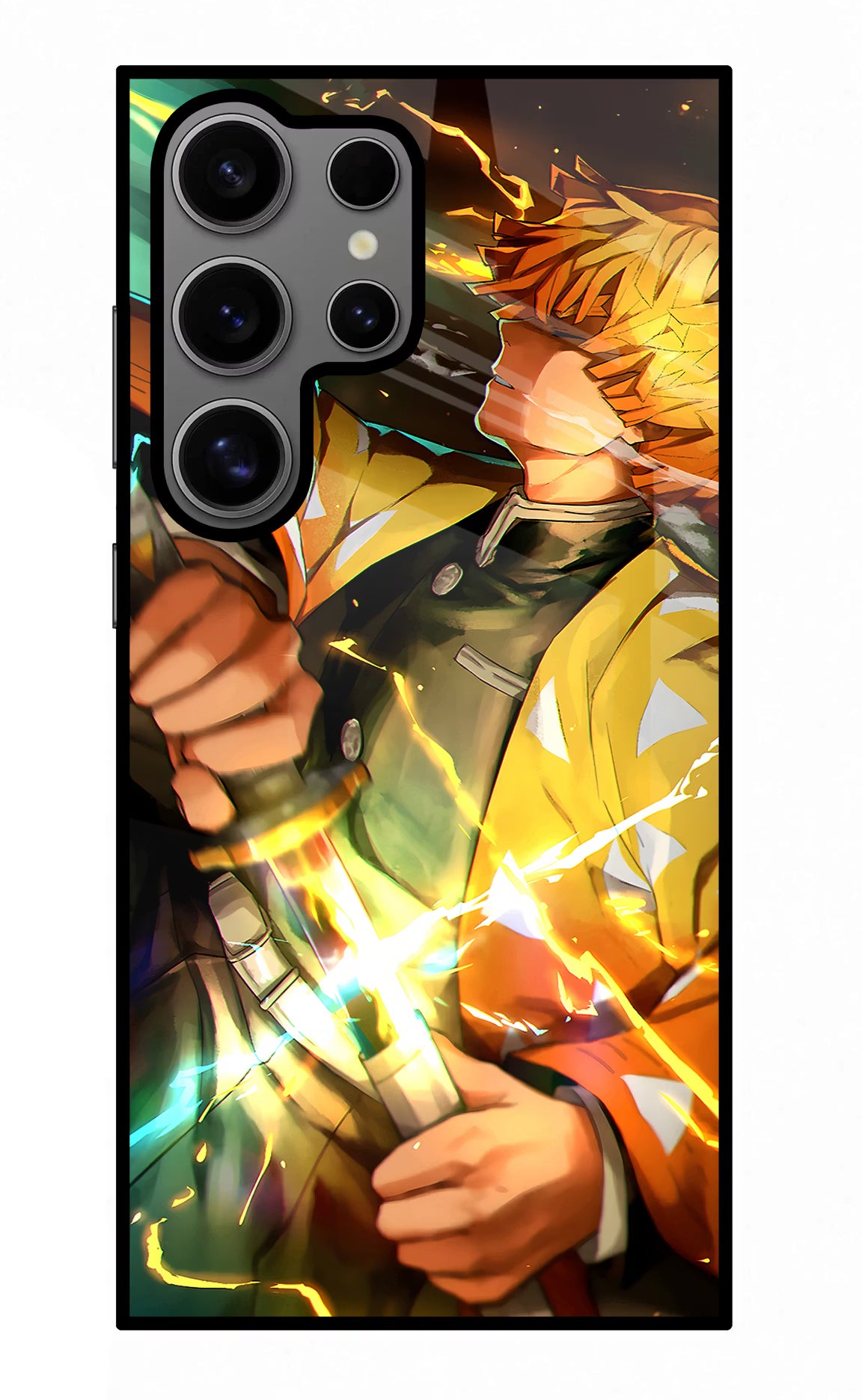 Demon Slayer Samsung S24 Ultra Glass Case Back Cover by Casekaro
