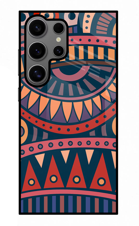 African Culture Design Samsung S24 Ultra Glass Case