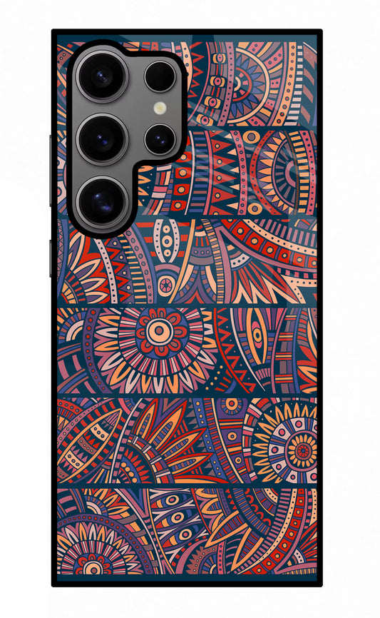 African Culture Design Samsung S24 Ultra Glass Case