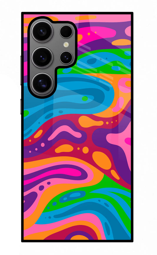 Trippy Pattern Samsung S24 Ultra Glass Case