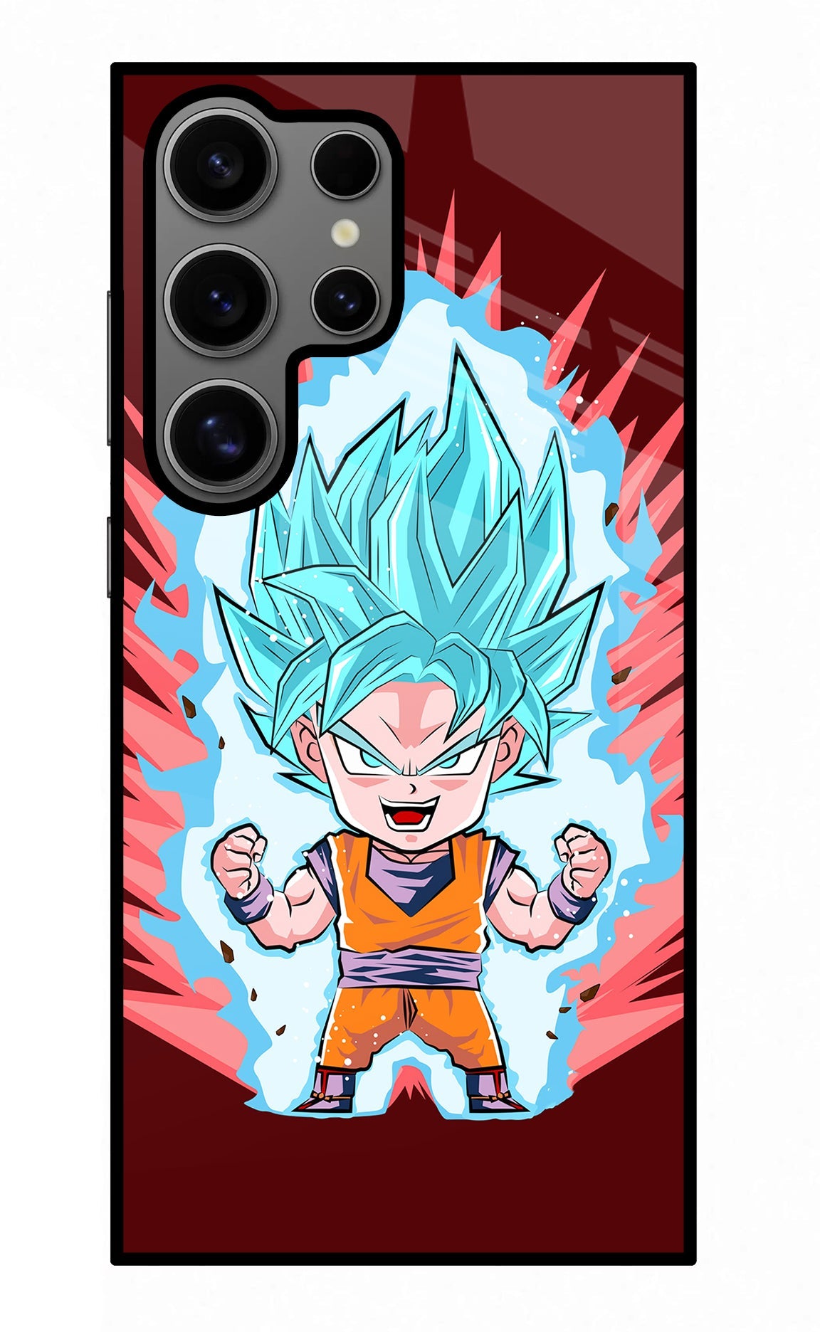 Goku Little Samsung S24 Ultra Glass Case